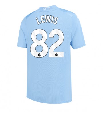 Manchester City Rico Lewis #82 Replika Hjemmebanetrøje 2023-24 Kortærmet